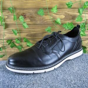 Stacy Adams Men's Synchro Redzone‎ Oxford Black Synthetic 11.5 Gently Used 2025